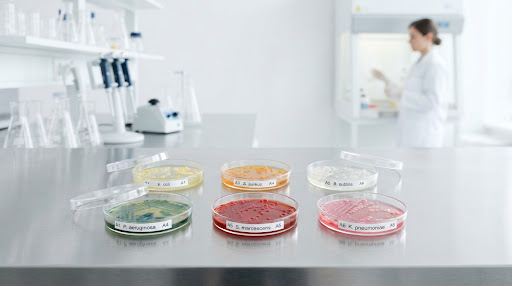 Student working in a laboratory